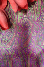 Multicolor Handloom Banarasi Tanchui Silk Fabric ( 2.5 Mtr ) - Luxurion World