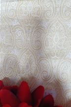 Dyeable Handloom Banarasi Silk Fabric ( 2.5 Mtr ) - Luxurion World