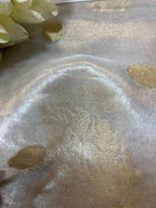 Dyeable Handloom Banarasi Tissue Organza Fabric ( 2.5 Mtr ) - Luxurion World
