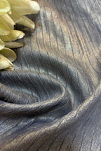 Grey Handloom Banarasi Tissue Crush Fabric ( 2.5 Mtr ) - Luxurion World