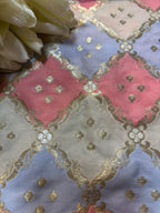 Multicolor Handloom Banarasi Silk Rangkat Fabric ( 1 Mtr ) - Luxurion World