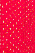 Exquisite Pink Banarasi Hand Bandhej Pure Chiniya Silk Fabric ( 2.5 Mtr ) - Luxurion World