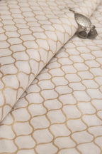 Dyeable Banarasi Silk Fabric ( 1 Mtr ) - Luxurion World