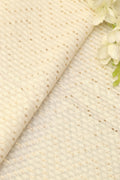 Vibrant Dyeable Banarasi Cotton Silk Fabric ( 1 Mtr ) - Luxurion World