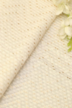 Vibrant Dyeable Banarasi Cotton Silk Fabric ( 1 Mtr ) - Luxurion World