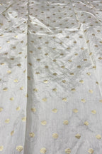 Dyeable Banarasi Pure Chinya Silk Handloom Fabric (2.5 mtr) - Luxurion World