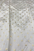 Dyeable Banarasi Pure Chinya Silk Handloom Fabric (2.5 mtr) - Luxurion World
