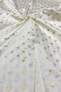 Dyeable Banarasi Pure Chinya Silk Handloom Fabric (2.5 mtr) - Luxurion World
