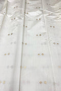 Dyeable Banarasi Pure Chinya Silk Handloom Fabric (2.5 mtr) - Luxurion World