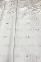 Dyeable Banarasi Pure Chinya Silk Handloom Fabric (2.5 mtr) - Luxurion World