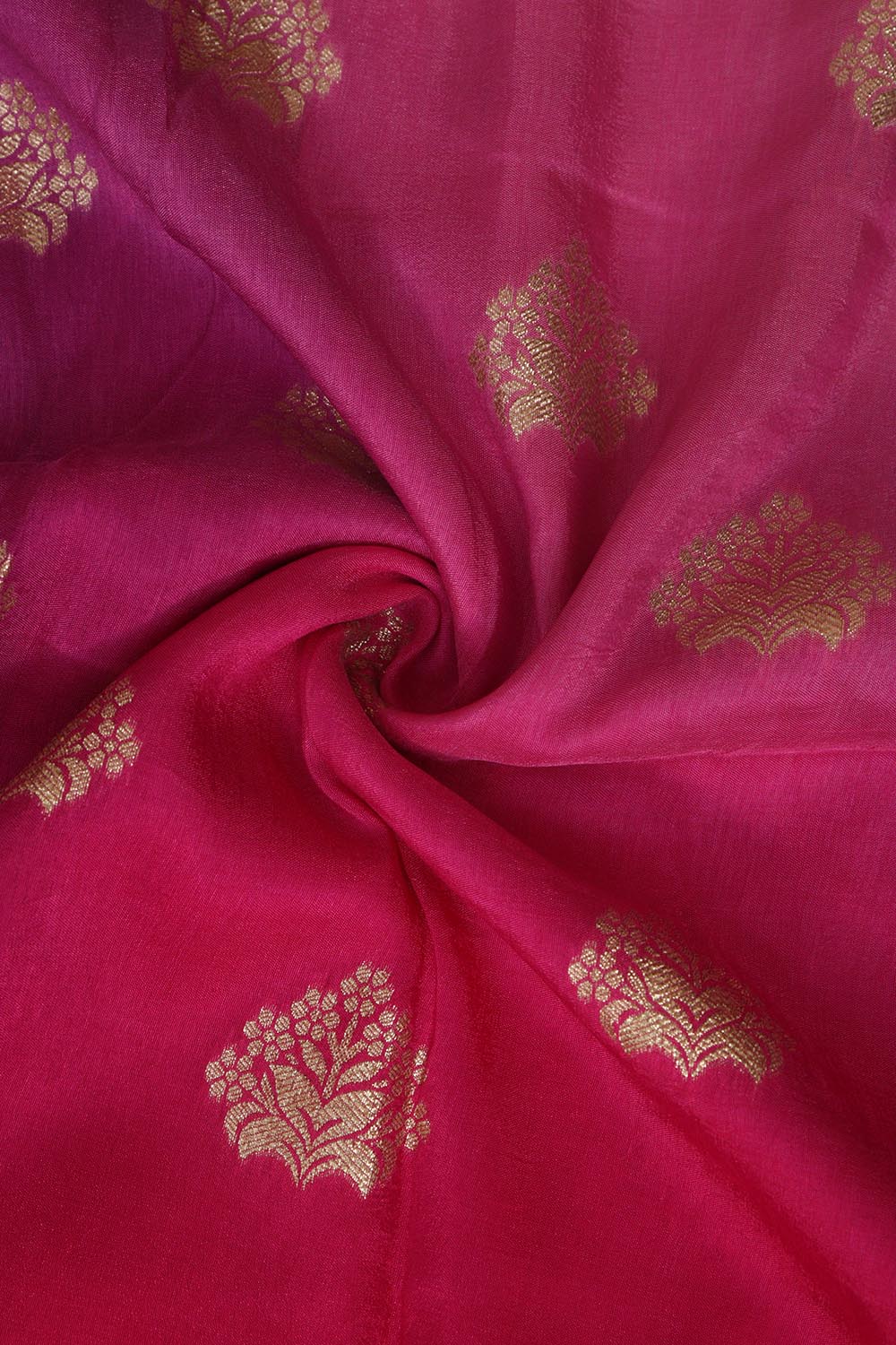 Stunning Multicolor Banarasi Dola Silk Shaded Fabric ( 2.5 Mtr ) - Luxurion World