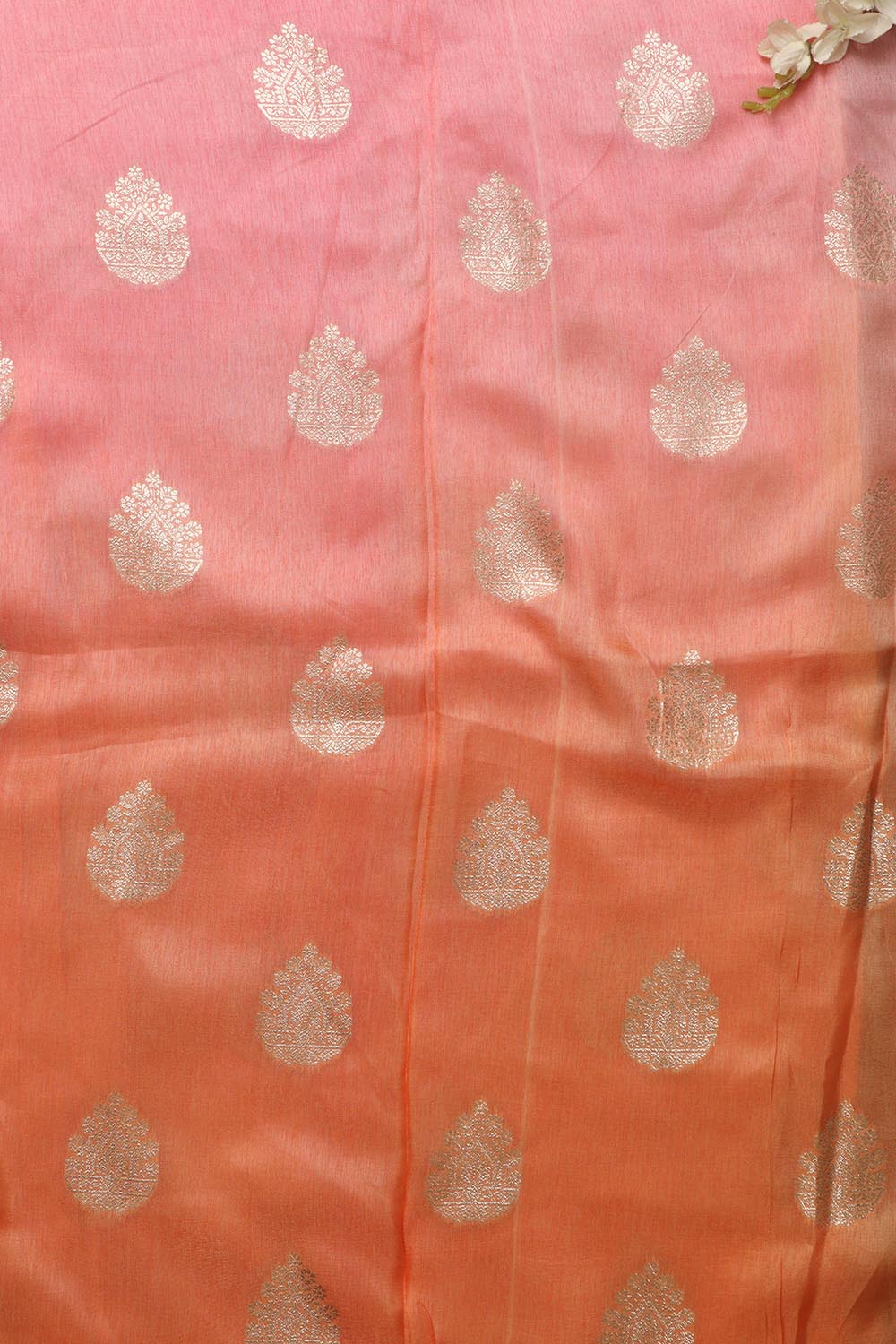 Stunning Multicolor Banarasi Dola Silk Shaded Fabric ( 2.5 Mtr ) - Luxurion World