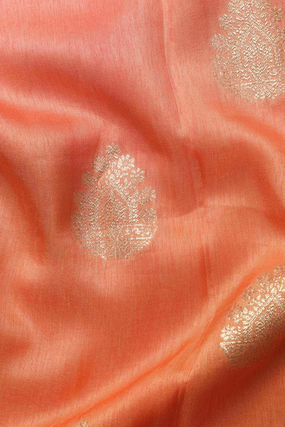 Stunning Multicolor Banarasi Dola Silk Shaded Fabric ( 2.5 Mtr ) - Luxurion World
