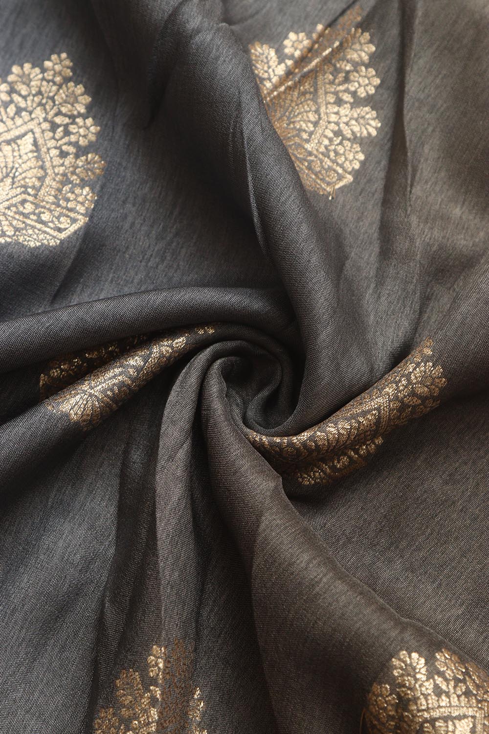 Stunning Multicolor Banarasi Dola Silk Shaded Fabric ( 2.5 Mtr ) - Luxurion World