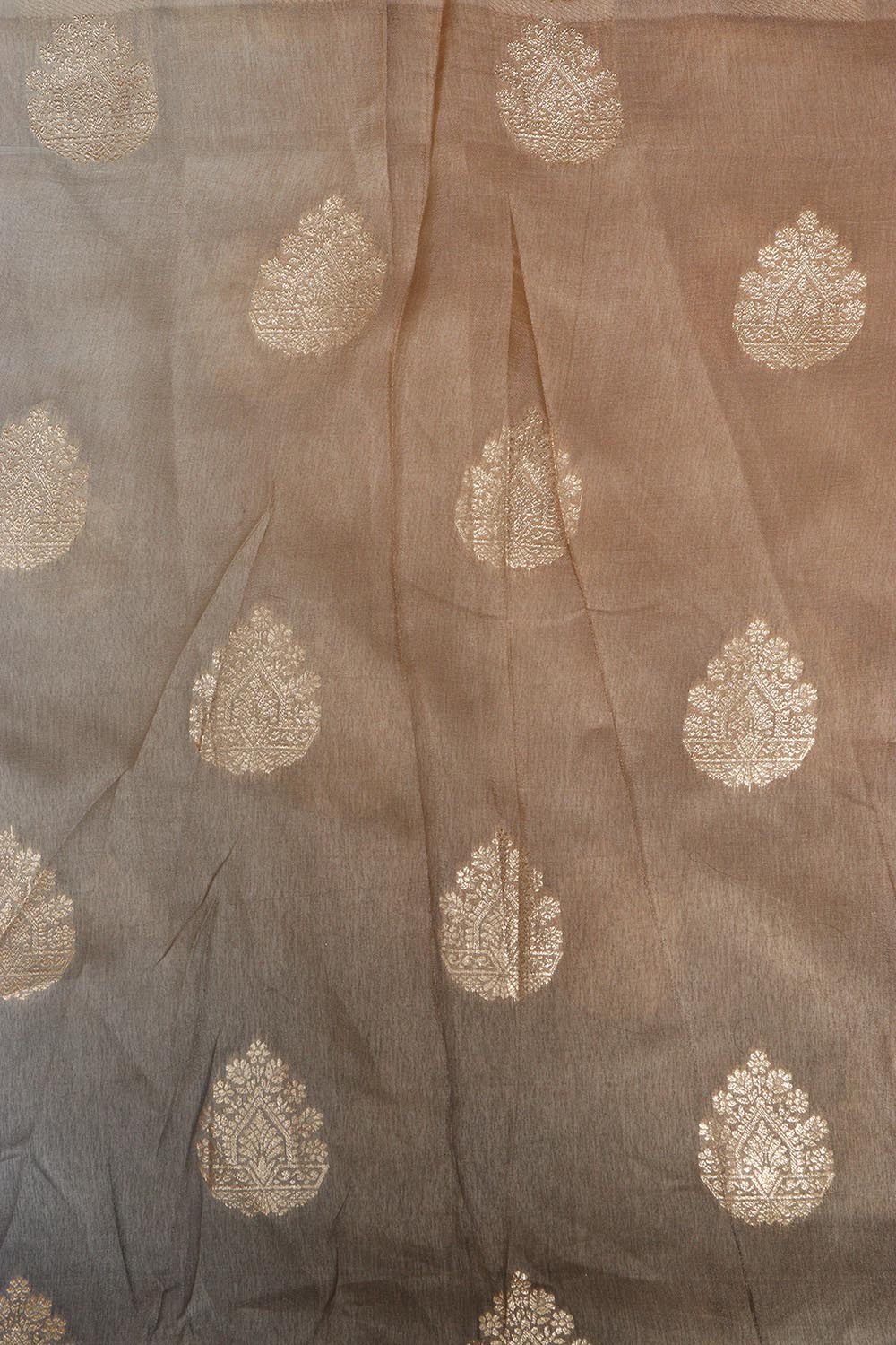 Stunning Multicolor Banarasi Dola Silk Shaded Fabric ( 2.5 Mtr ) - Luxurion World