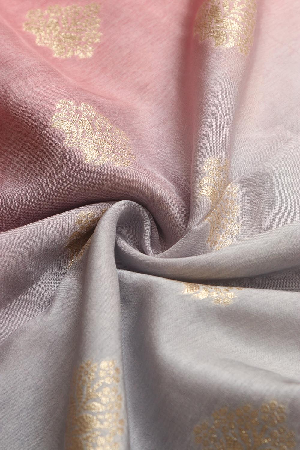 Stunning Multicolor Banarasi Dola Silk Shaded Fabric ( 2.5 Mtr ) - Luxurion World