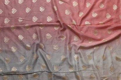Stunning Multicolor Banarasi Dola Silk Shaded Fabric ( 2.5 Mtr ) - Luxurion World
