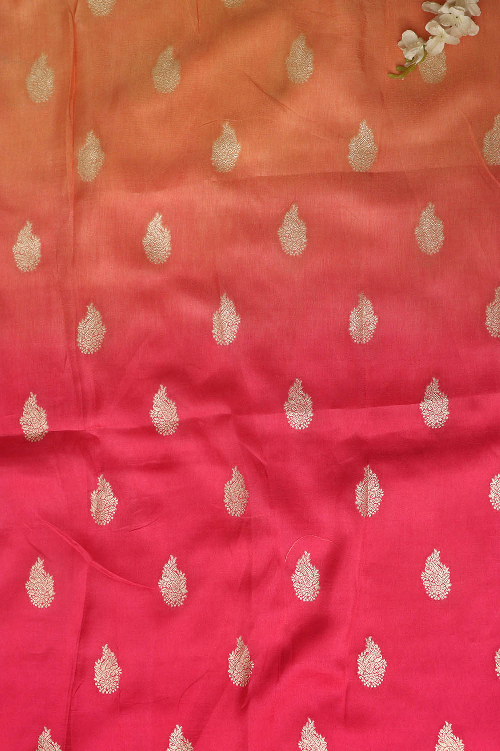 Stunning Multicolor Banarasi Dola Silk Shaded Fabric ( 2.5 Mtr ) - Luxurion World