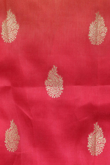 Stunning Multicolor Banarasi Dola Silk Shaded Fabric ( 2.5 Mtr ) - Luxurion World