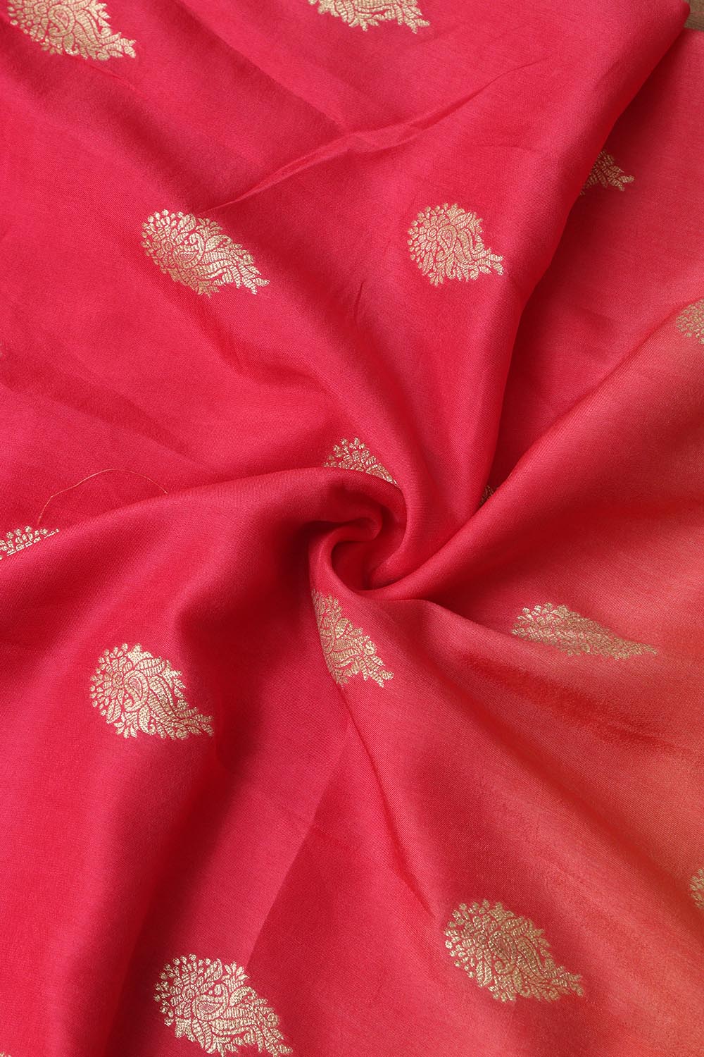 Stunning Multicolor Banarasi Dola Silk Shaded Fabric ( 2.5 Mtr ) - Luxurion World