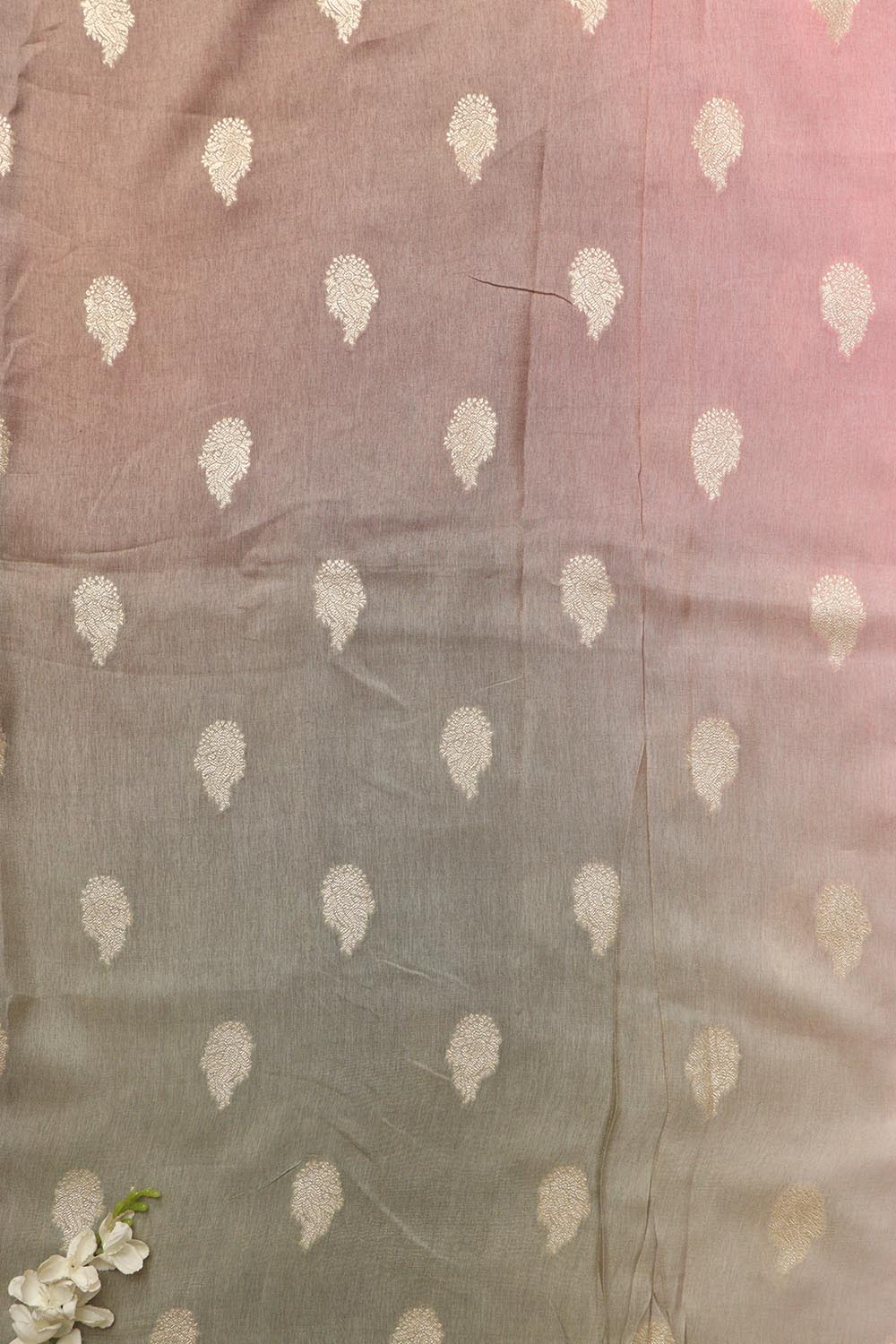 Stunning Multicolor Banarasi Dola Silk Shaded Fabric ( 2.5 Mtr ) - Luxurion World