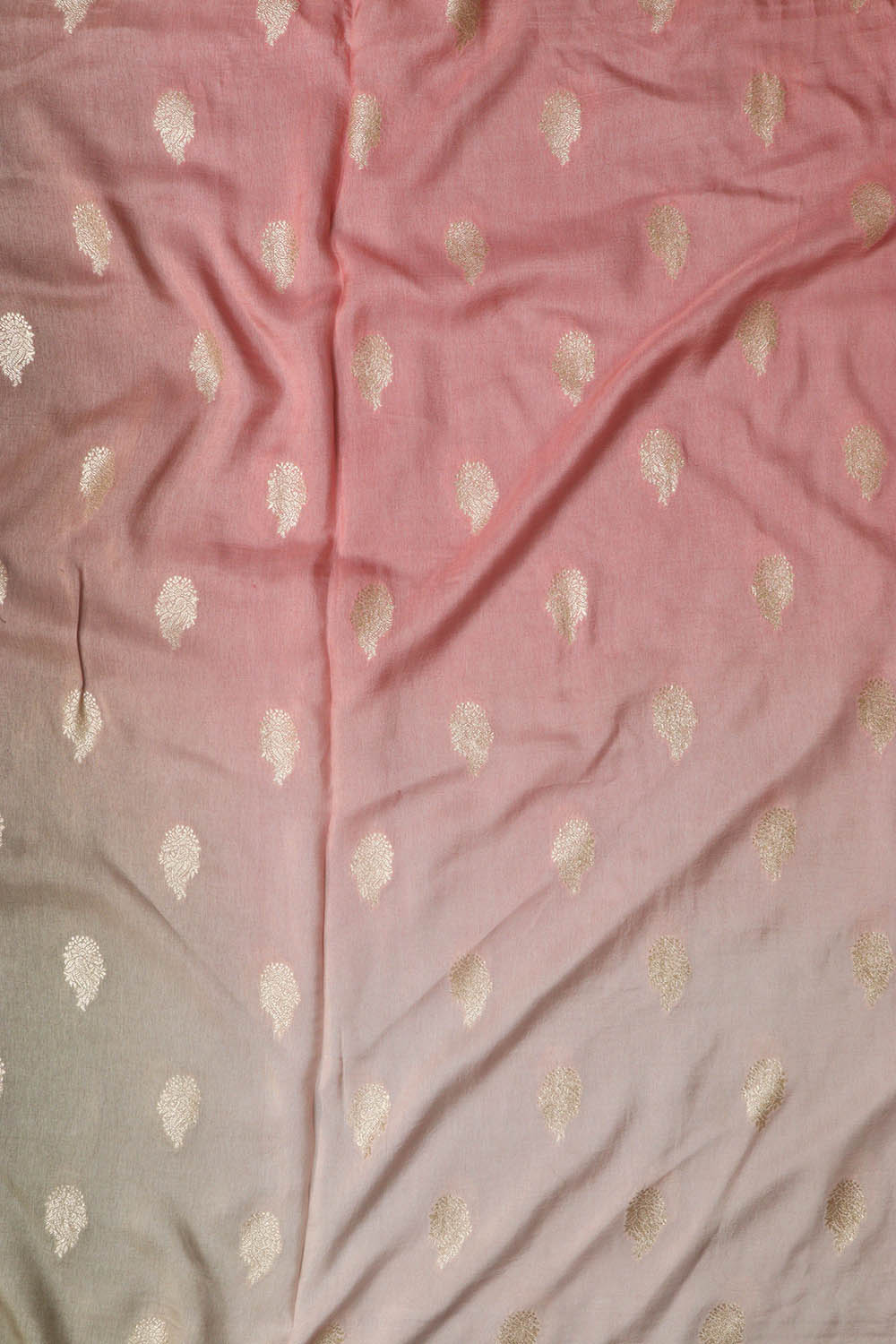 Stunning Multicolor Banarasi Dola Silk Shaded Fabric ( 2.5 Mtr ) - Luxurion World