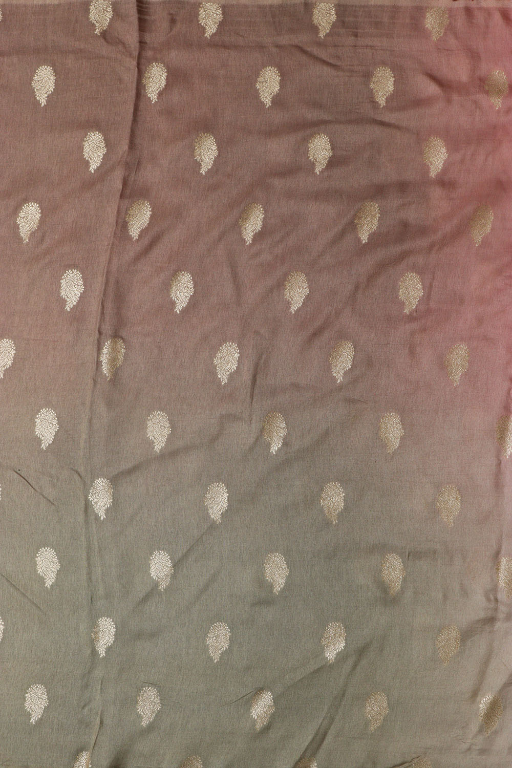 Stunning Multicolor Banarasi Dola Silk Shaded Fabric ( 2.5 Mtr ) - Luxurion World