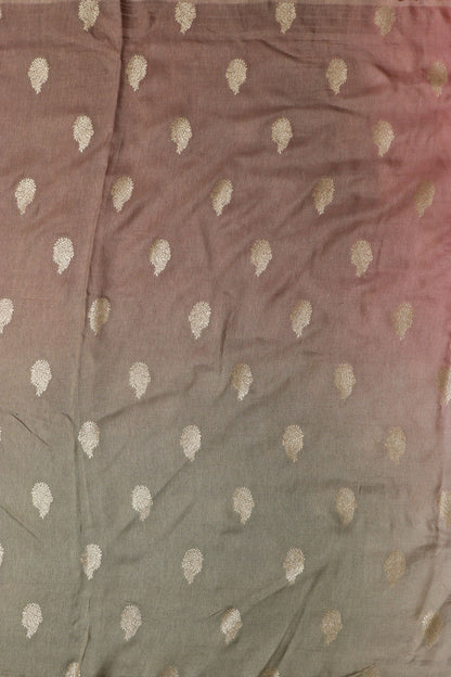 Stunning Multicolor Banarasi Dola Silk Shaded Fabric ( 2.5 Mtr ) - Luxurion World