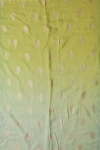 Stunning Multicolor Banarasi Dola Silk Shaded Fabric ( 1 Mtr ) - Luxurion World