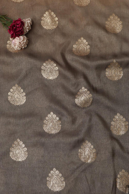 Stunning Multicolor Banarasi Dola Silk Shaded Fabric ( 2.5 Mtr ) - Luxurion World