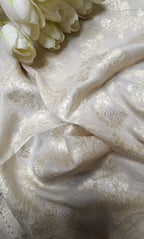 Vibrant Dyeable Banarasi Moonga Silk Fabric - Luxurion World