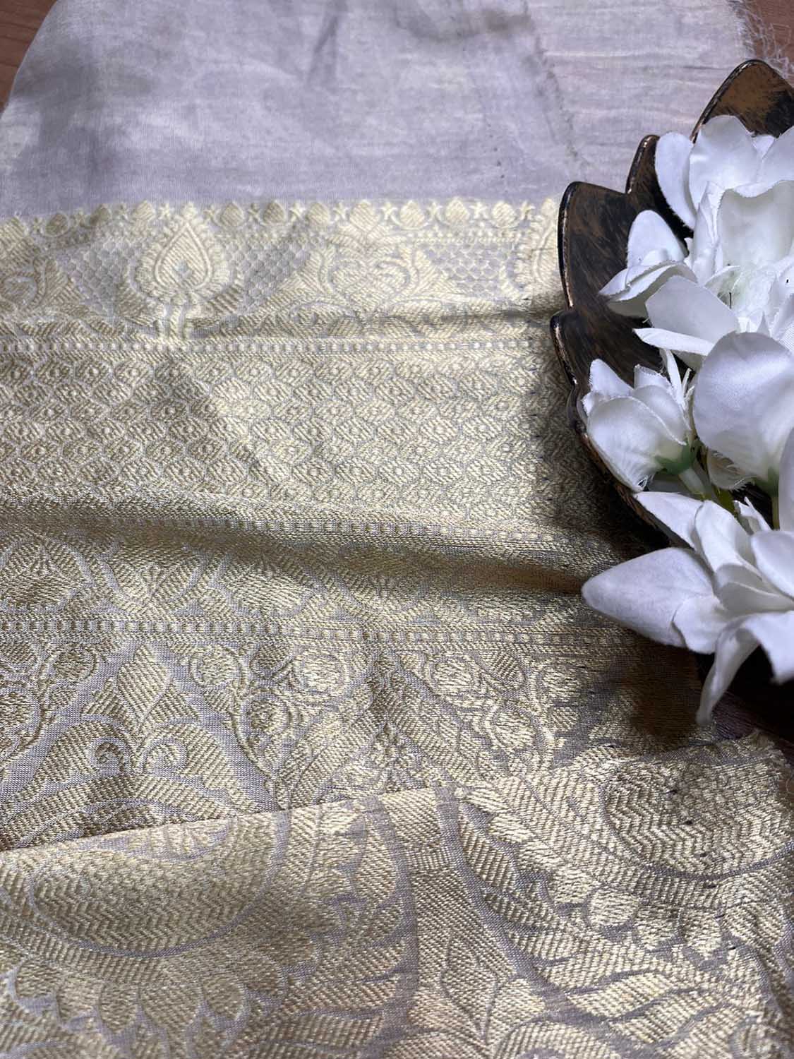Customizable Banarasi Chiffon Tissue Fabric - Luxurion World