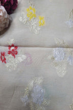 Dyeable Banarasi Handloom Pure Moonga Silk Meenakari Fabric ( 2.5 Mtr ) - Luxurion World