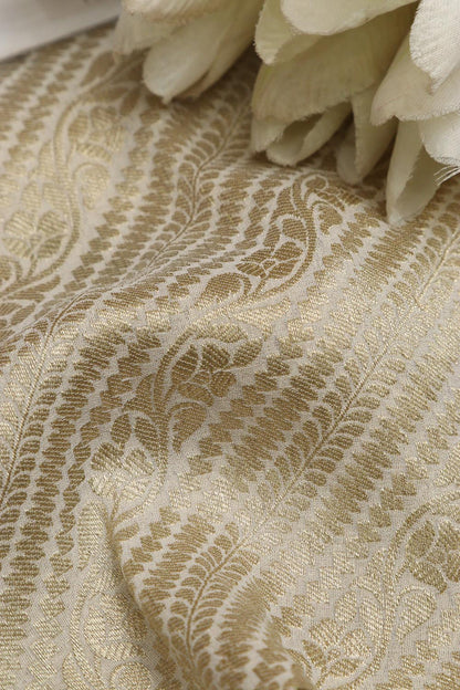 Dyeable Banarasi Georgette Fabric ( 2.5 Mtr ) - Luxurion World