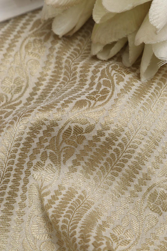 Dyeable Banarasi Georgette Fabric ( 2.5 Mtr ) - Luxurion World