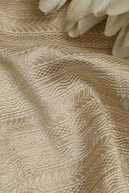 Dyeable Banarasi Georgette Fabric ( 2.5 Mtr ) - Luxurion World