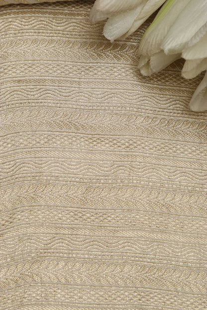 Dyeable Banarasi Georgette Fabric ( 2.5 Mtr ) - Luxurion World