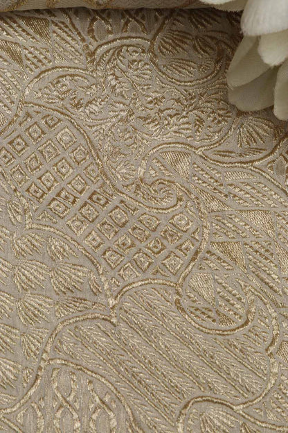 Dyeable Banarasi Georgette Fabric ( 2.5 Mtr ) - Luxurion World