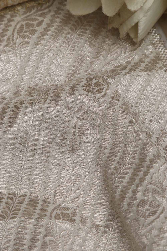 Dyeable Banarasi Georgette Fabric ( 2.5 Mtr ) - Luxurion World