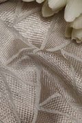 Dyeable Banarasi Georgette Geometric Design Fabric ( 2.5 Mtr ) - Luxurion World