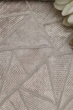 Dyeable Banarasi Georgette Geometric Design Fabric ( 2.5 Mtr ) - Luxurion World
