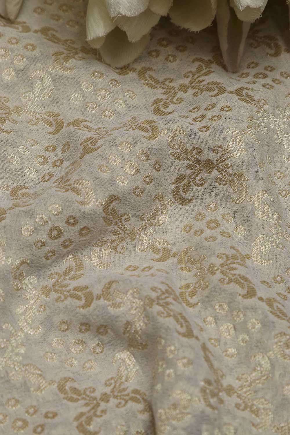 Dyeable Banarasi Bandhani Georgette Fabric ( 2.5 Mtr ) - Luxurion World