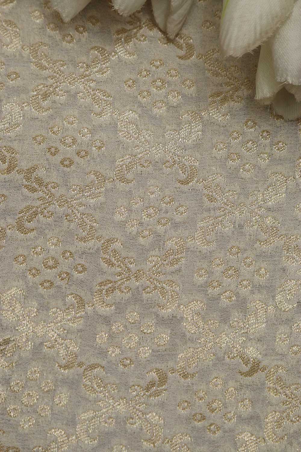 Dyeable Banarasi Bandhani Georgette Fabric ( 2.5 Mtr ) - Luxurion World