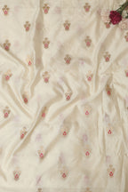 Dyeable Banarasi Handloom Chiniya Silk Fabric (1 Mtr ) - Luxurion World