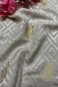 Dyeable Banarasi Handloom Moonga Silk Fabric ( 2.5 Mtr ) - Luxurion World