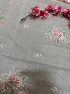 Dyeable Banarasi Handloom Mul Cotton Fabric ( 2.5 Mtr ) - Luxurion World