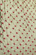 Soft and Elegant Bandhani Gajji Silk Fabric ( 6 Mtr ) - Luxurion World