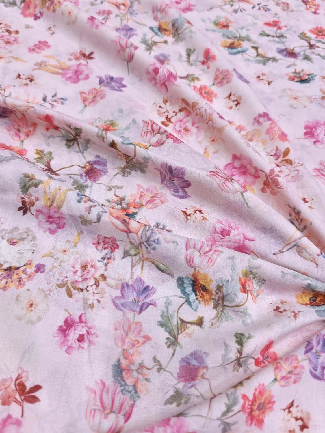 Pretty in Pink: Digital Printed Cotton Fabric - Luxurion World