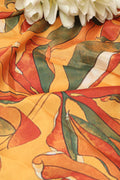 Multicolor Digital Printed Chinon Fabric ( 1 Mtr ) - Luxurion World
