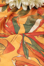 Multicolor Digital Printed Chinon Fabric ( 1 Mtr ) - Luxurion World